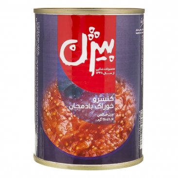 كنسرو خوراك بادمجان 380 گرمي بيژن