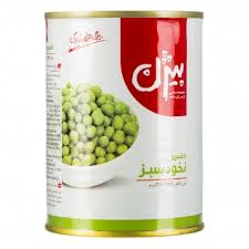 كنسرو نخود سبز 380 گرمي بيژن