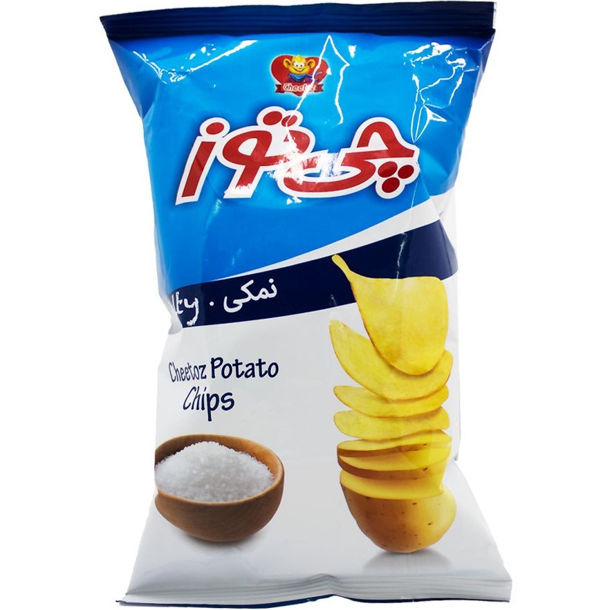 چيپس ساده نمكي 60 گرمي چي توز