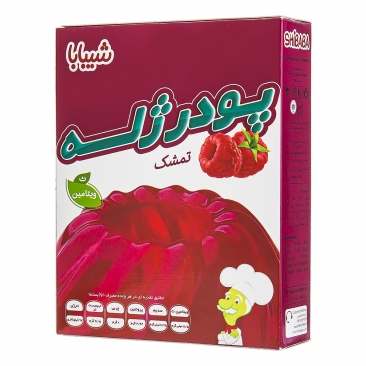 پودر ژله تمشك 100 گرمي شيبابا