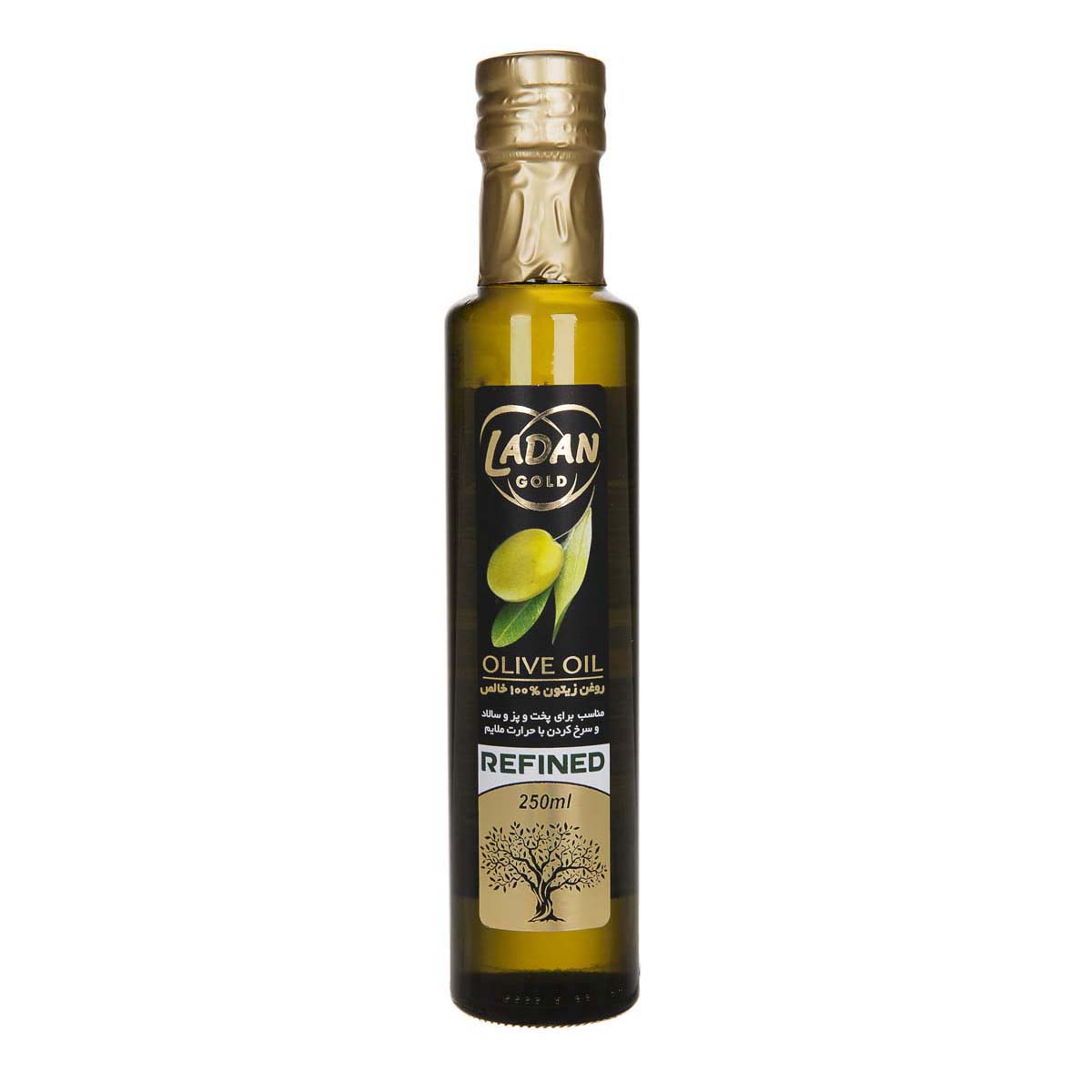 روغن زيتون بكر 250 ميلي ليتر لادن طلايي