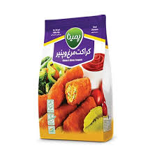 كراكر مرغ و پنير 1000 گرمي پمينا