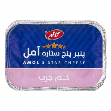 پنير پنج ستاره آمل كم چرب 350 گرمي كاله
