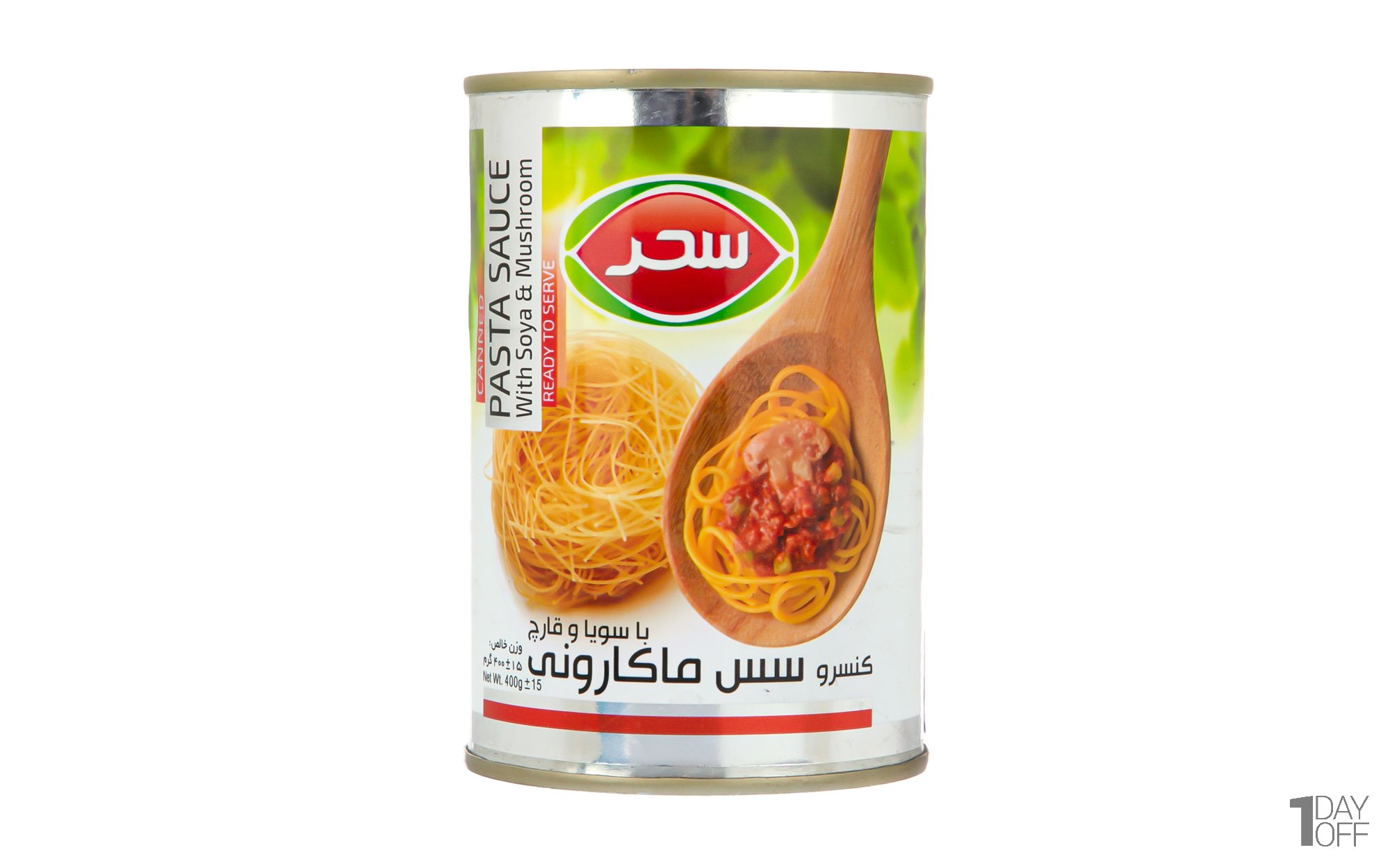 سس ماكاروني با قارچ  400گرمي سحر