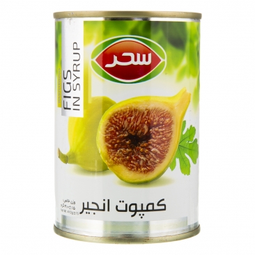 كمپوت انجير قوطي 410گرمي سحر