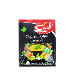 سوپ سبزيجات با طعم مرغ 85 گرمي اليت