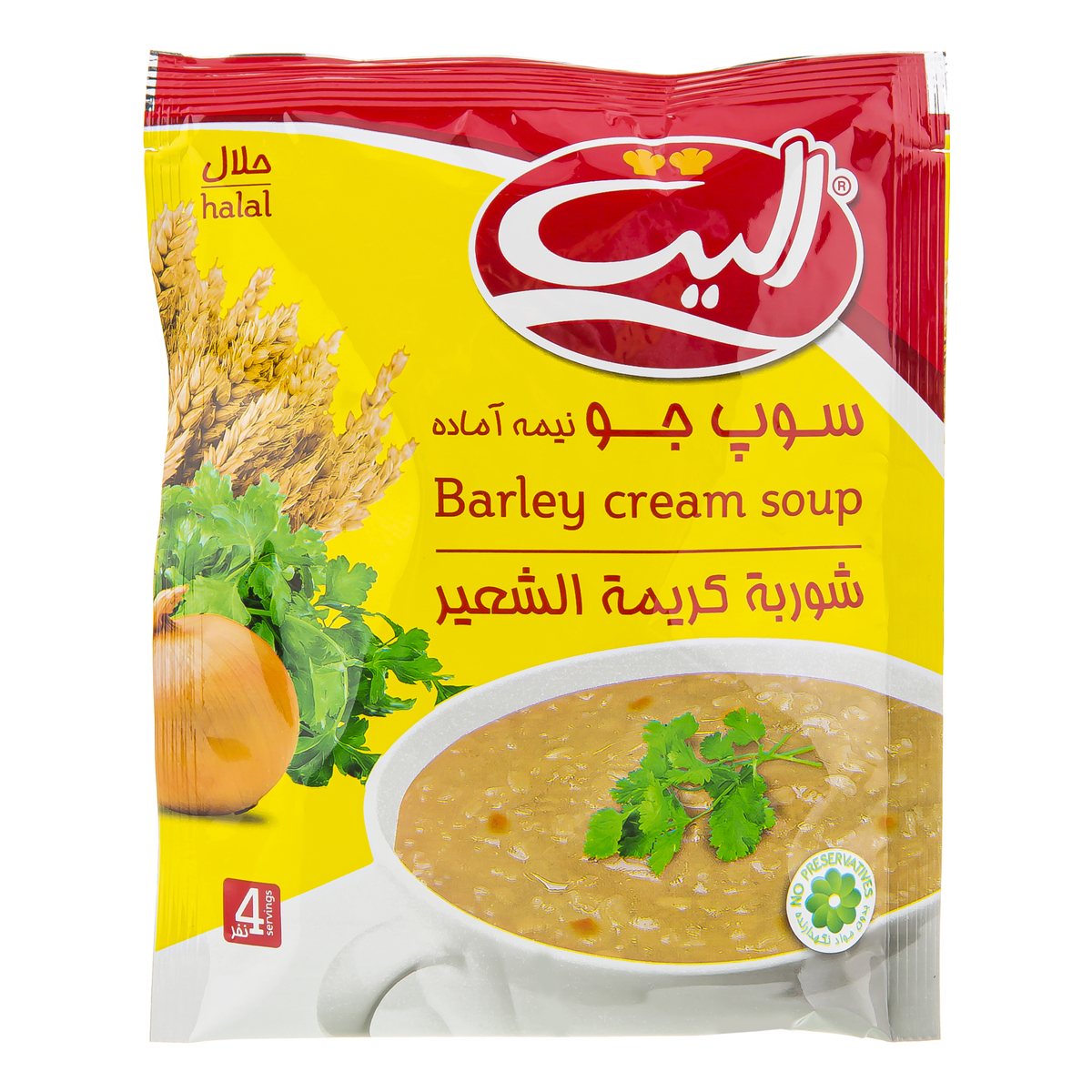 سوپ جو نيمه آماده 75 گرمي اليت