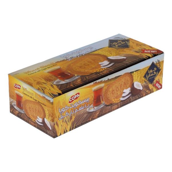 بيسكوييت نارگيلي450گرمي كوپا گندم