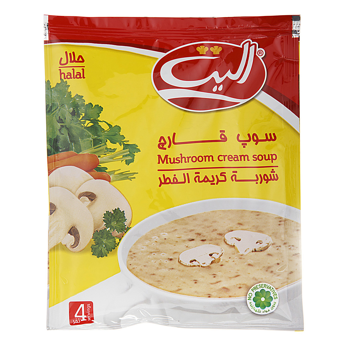 سوپ قارچ نيمه آماده 61 گرمي اليت
