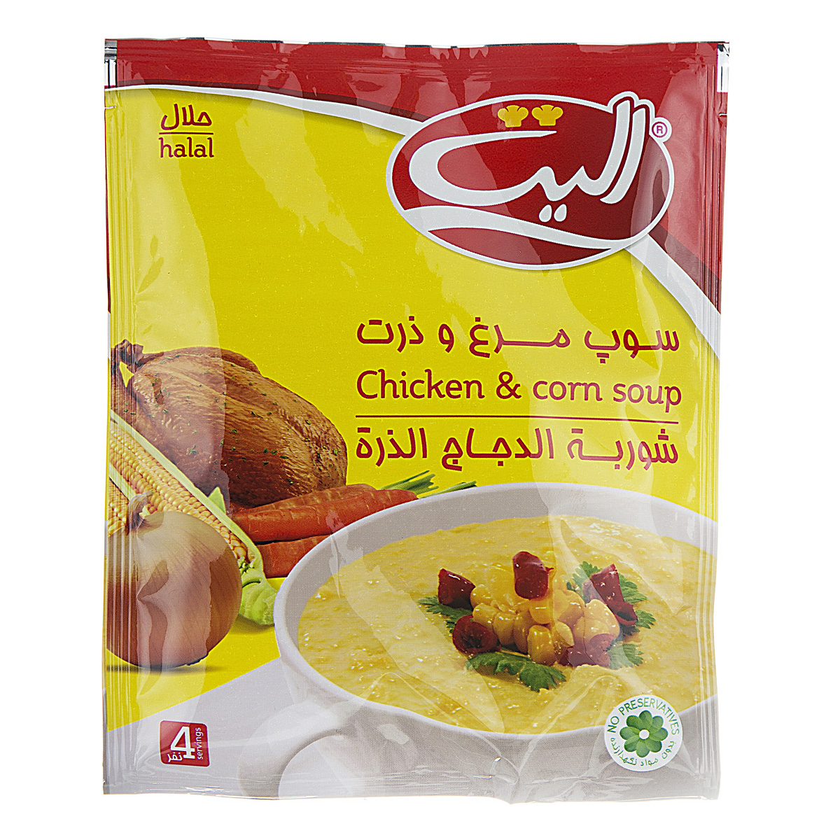 سوپ مرغ و ذرت 65 گرمي اليت