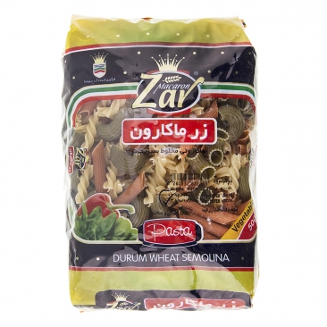 ماكاروني ميكس سبزيجات 500گرمي زر ماكارون