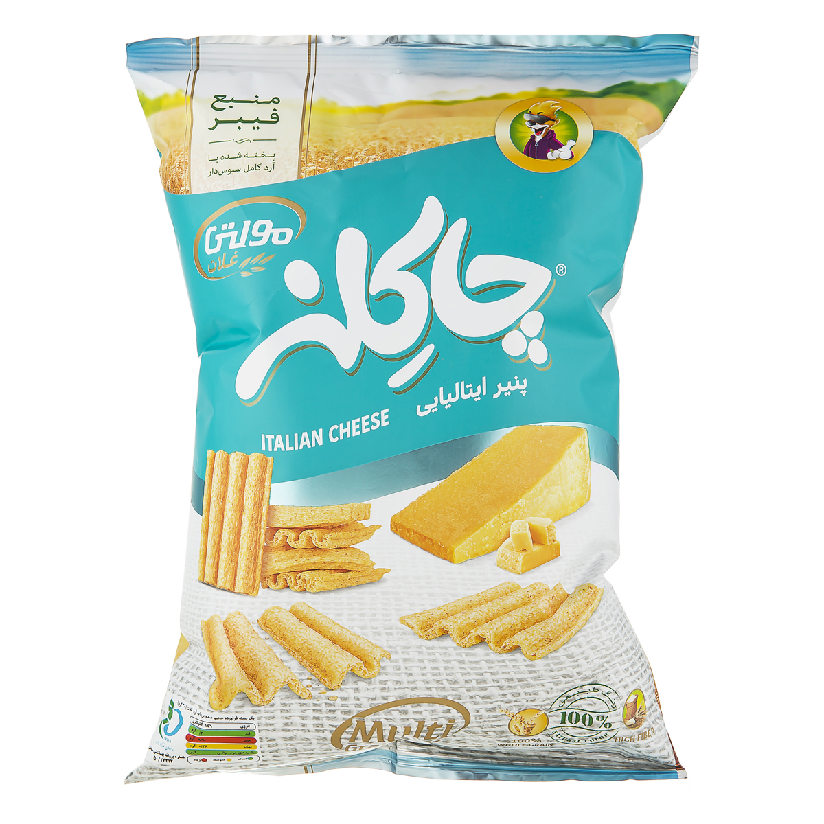 چيپس غلات پنير ايتاليايي 73 گرمي چاكلز