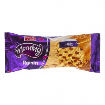 كيك صبحانه كشمشي مورنينگ 100 گرمي شيرين عسل 