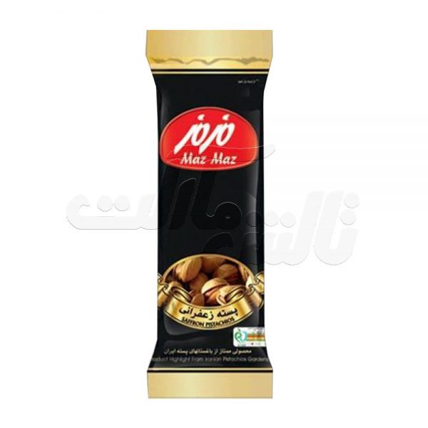 پسته زعفراني متوسط 30 گرمي مزمز 