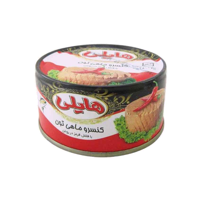كنسرو تن ماهي 180گرم فلفلي هايلي
