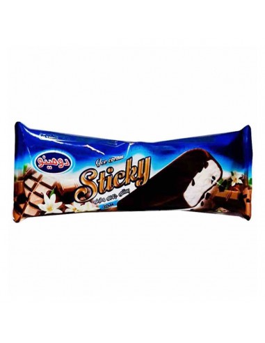 بستني كيم وانيلي با روكش شكلات 60 گرمي دومينو
